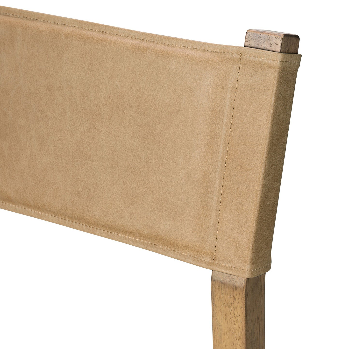 Kason Counter Stool in Camel leather