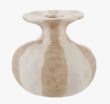 5-1/4"H Striped Vase