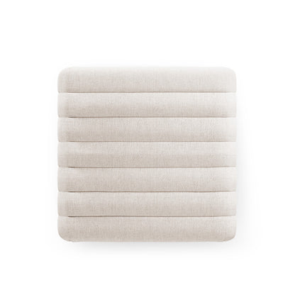 Palma Ottoman in Cream