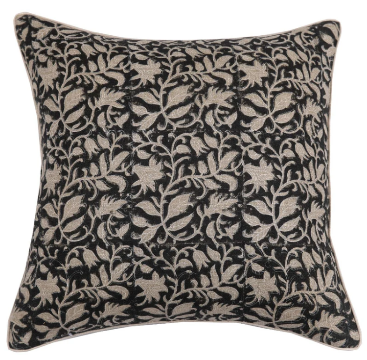 Naya Noir Pillow 22" x 22"