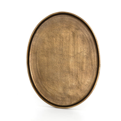 Carver Side Table Antique Brass