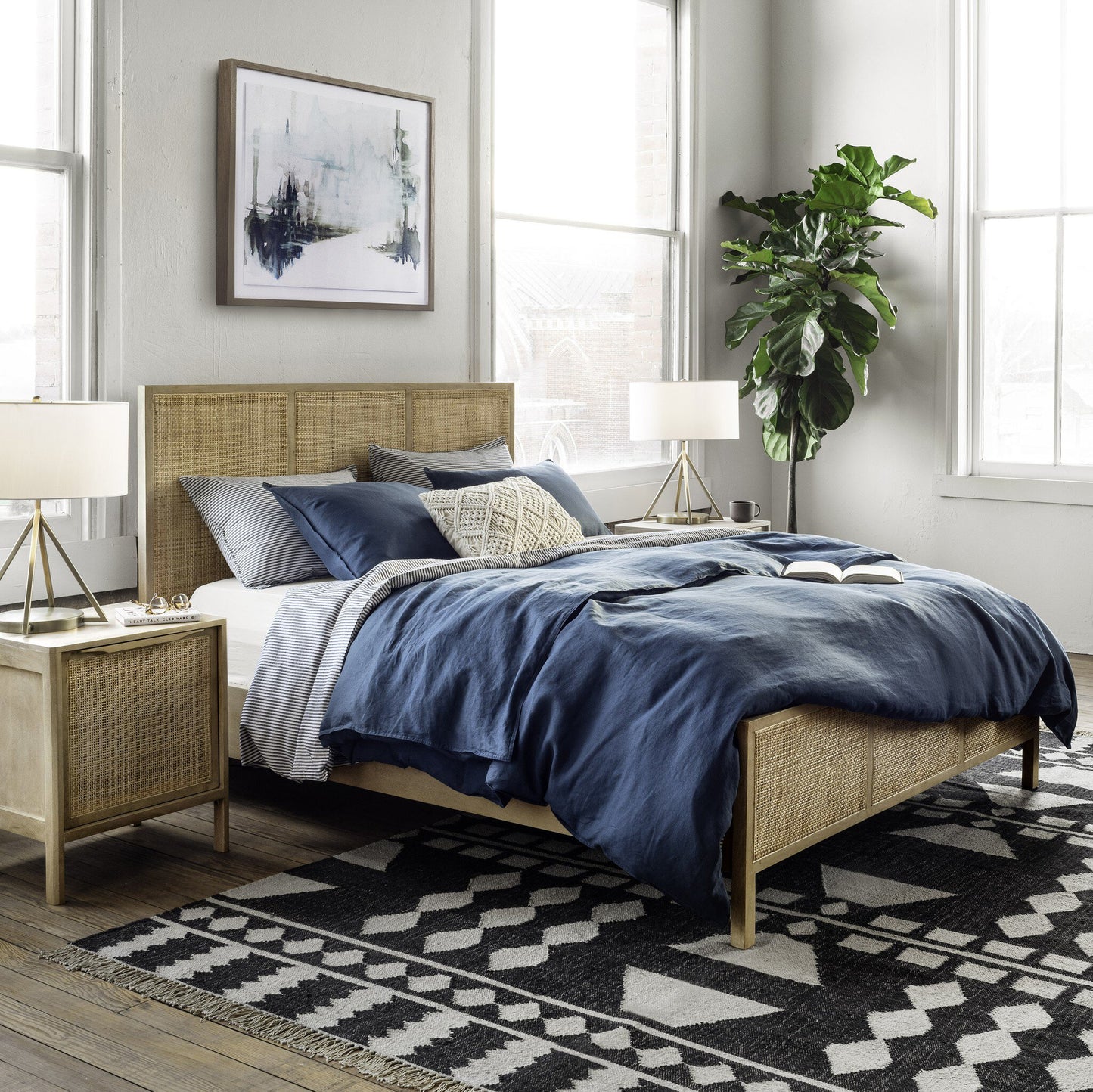 Dupree Bed  Natural