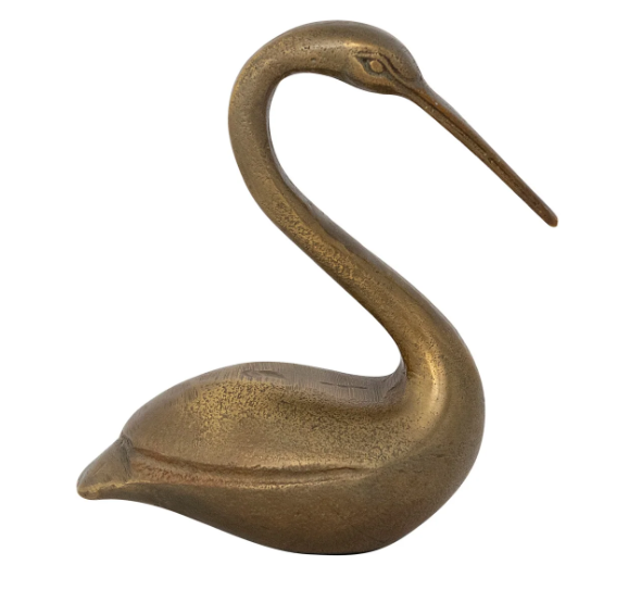 Bird, Antique Brass Finish